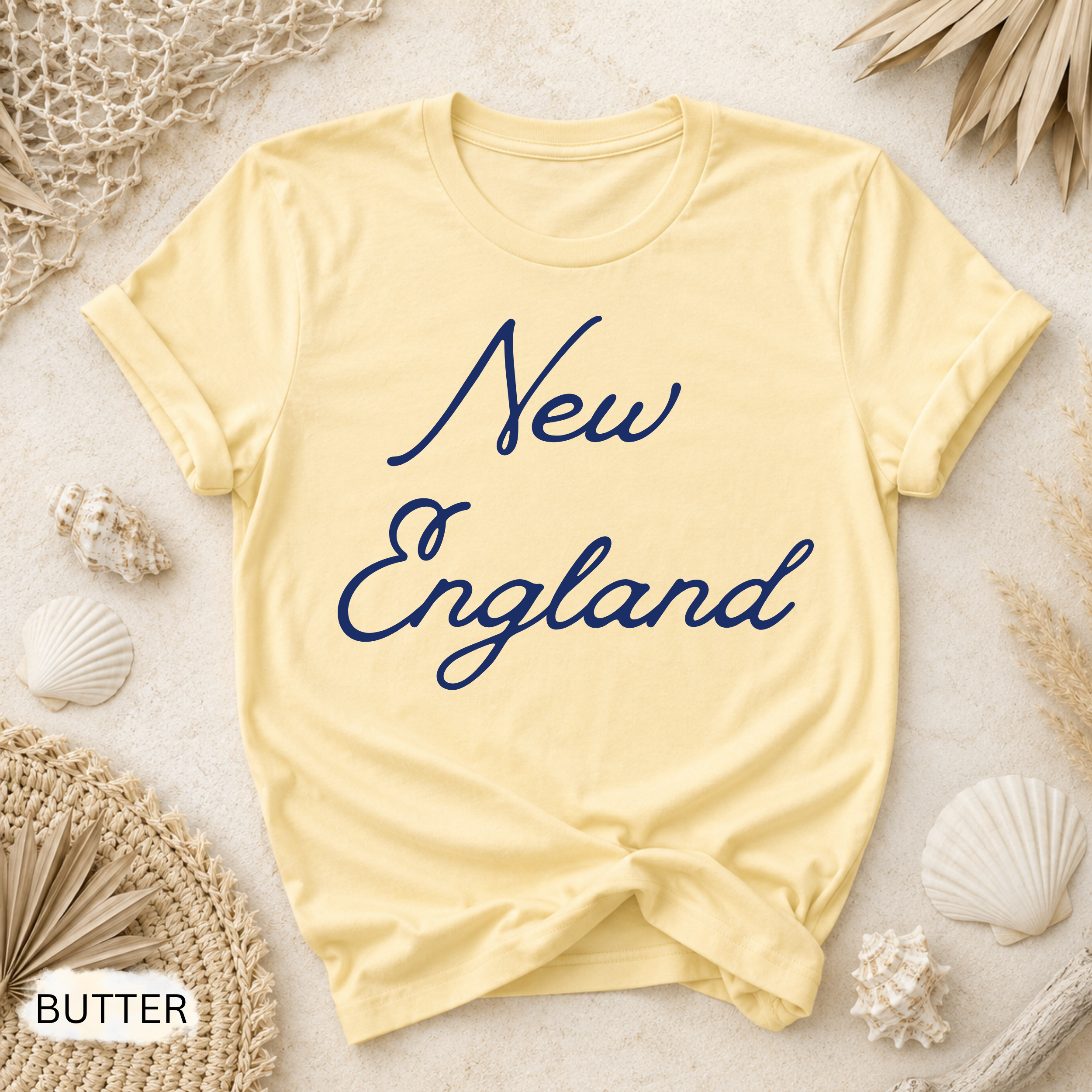 New England East Coast T-Shirt - Comfort Colors garment-dyed unisex tee, New England graphic