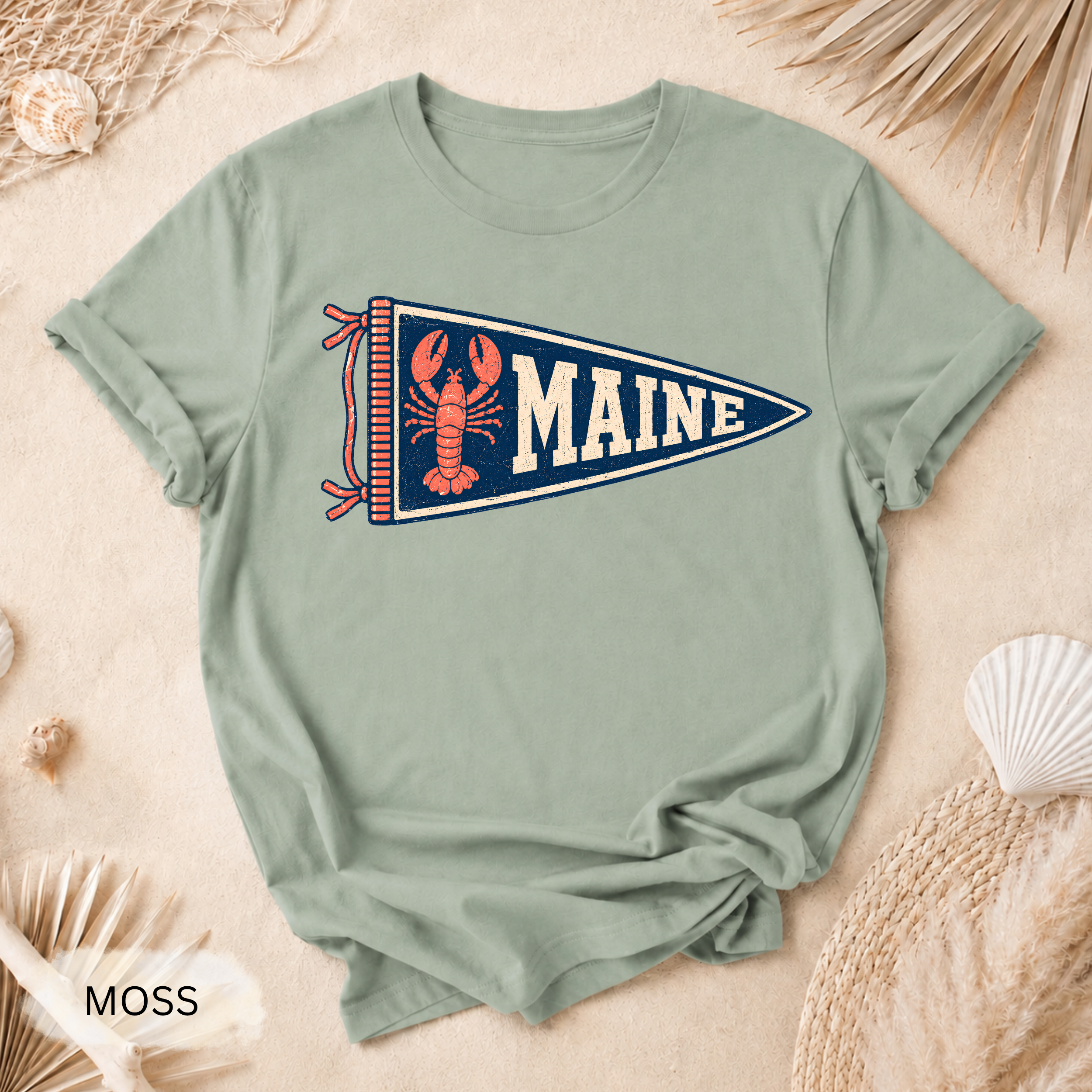 Maine Lobster Pennant T-Shirt