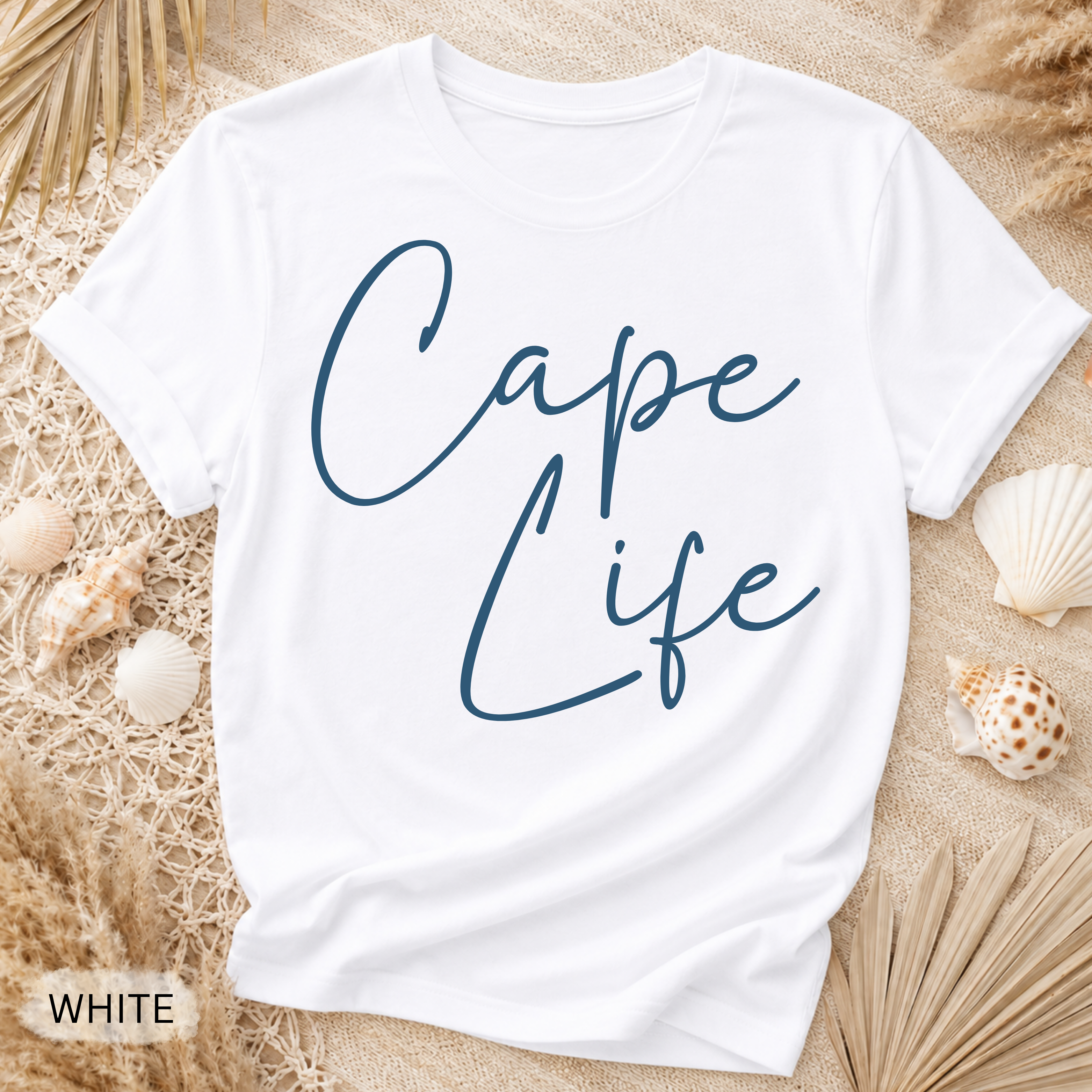 Cape Life T-Shirt - Comfort Colors garment-dyed unisex tee, Cape Cod lifestyle graphic