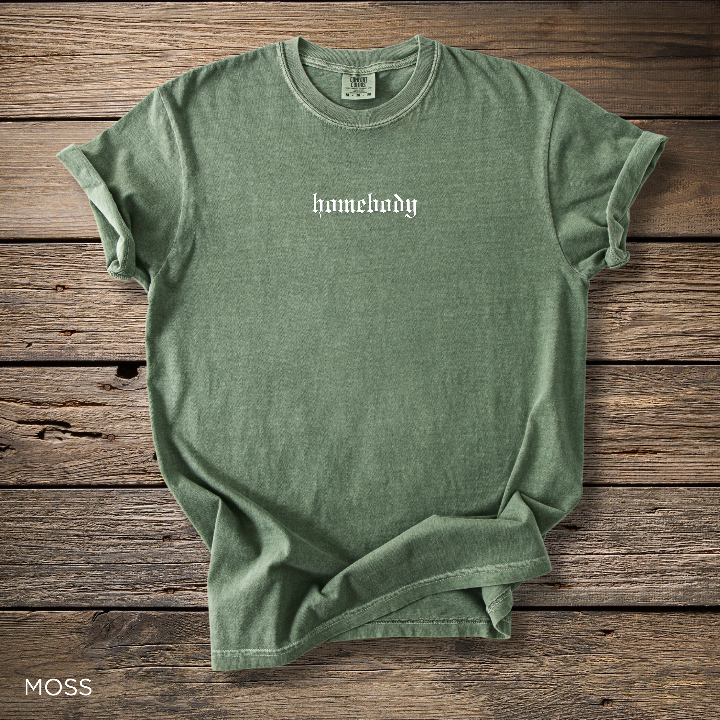 Homebody tshirt embroidered