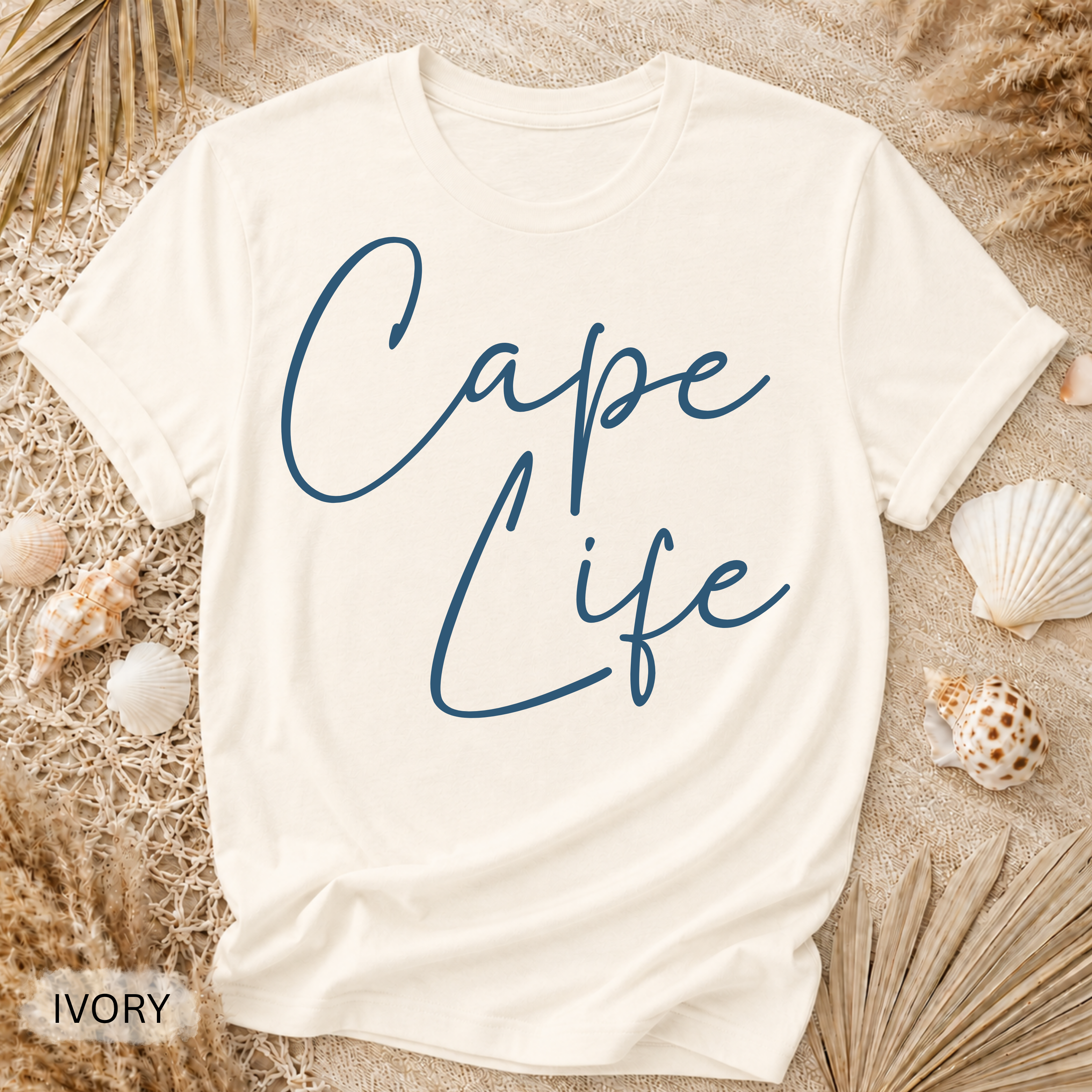 Cape Life T-Shirt - Comfort Colors garment-dyed unisex tee, Cape Cod lifestyle graphic