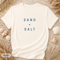 Sand + Salt T-Shirt - Comfort Colors garment-dyed unisex tee, beachy graphic