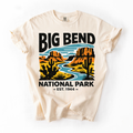 Big Bend National Park T-Shirt — Retro Sunset Desert Graphic