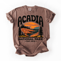 Acadia National Park T-Shirt — Scenic Coastal Sunset Tee