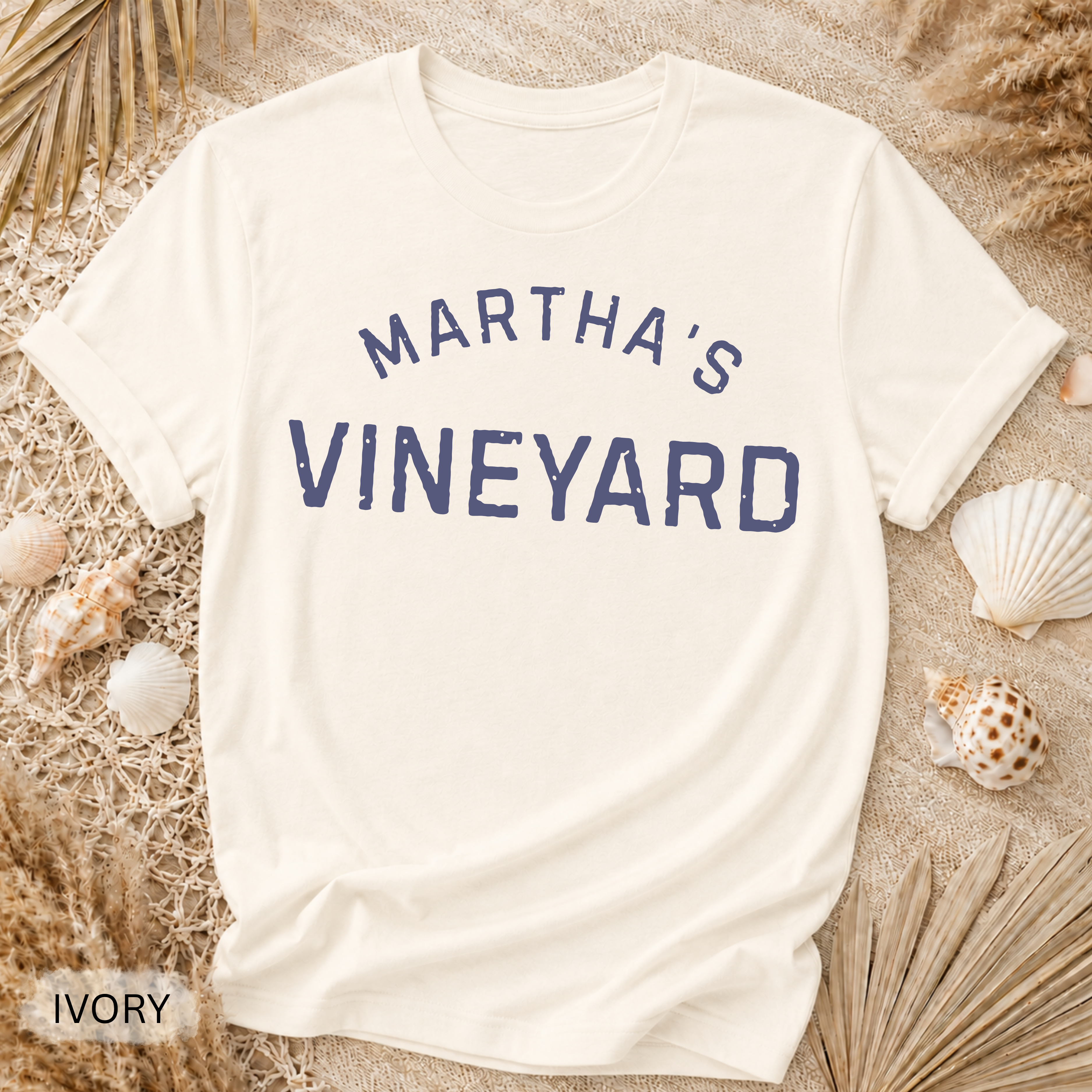 Martha's Vineyard T-Shirt - Comfort Colors garment-dyed unisex tee, Martha's Vineyard island graphic