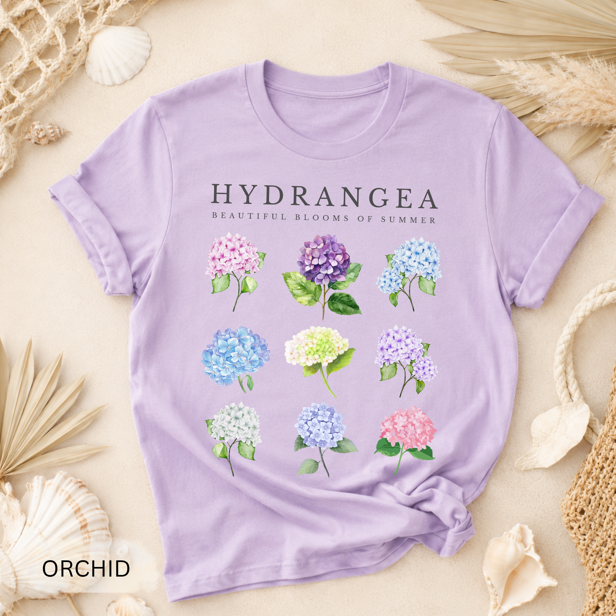 Hydrangea Floral T-Shirt