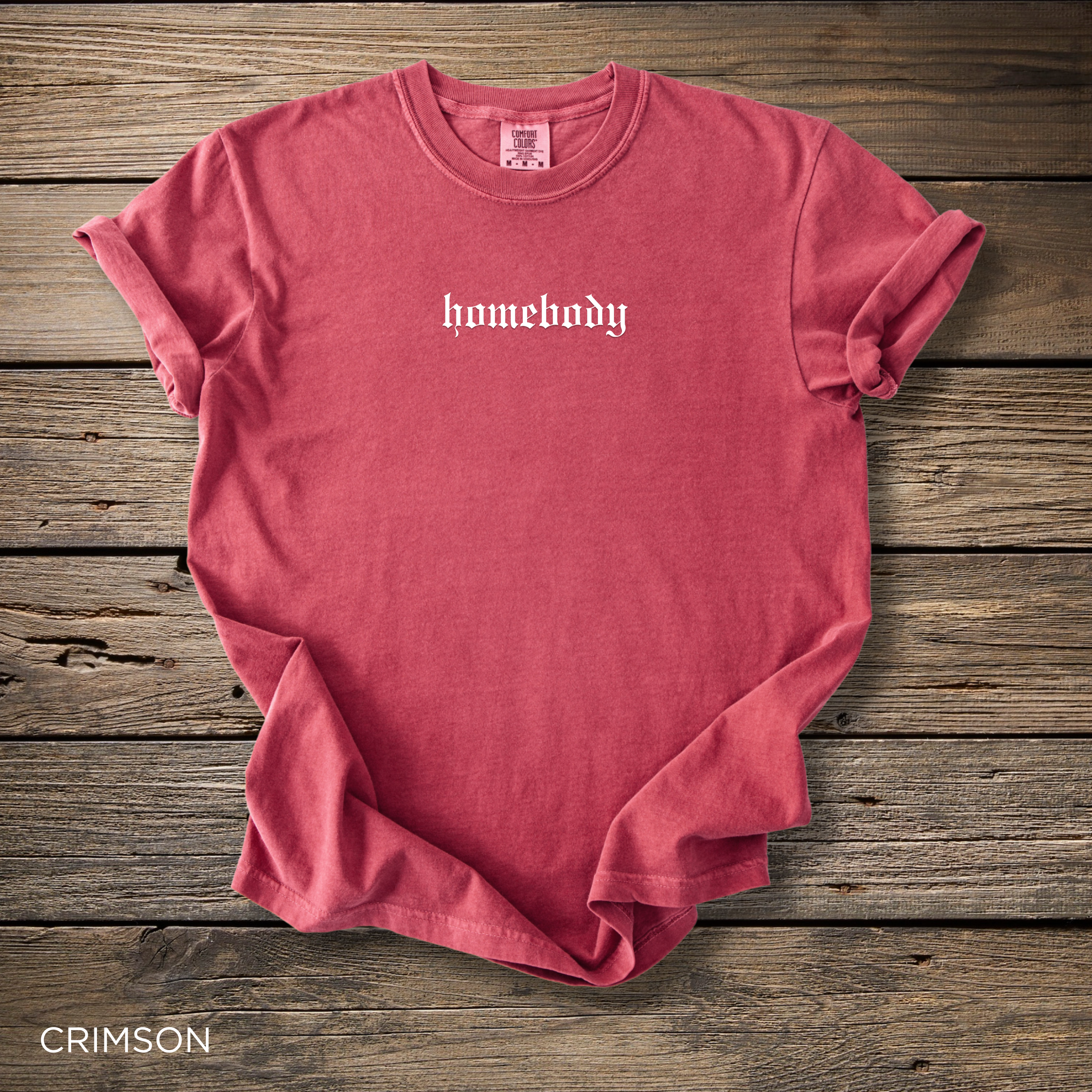 Homebody tshirt embroidered