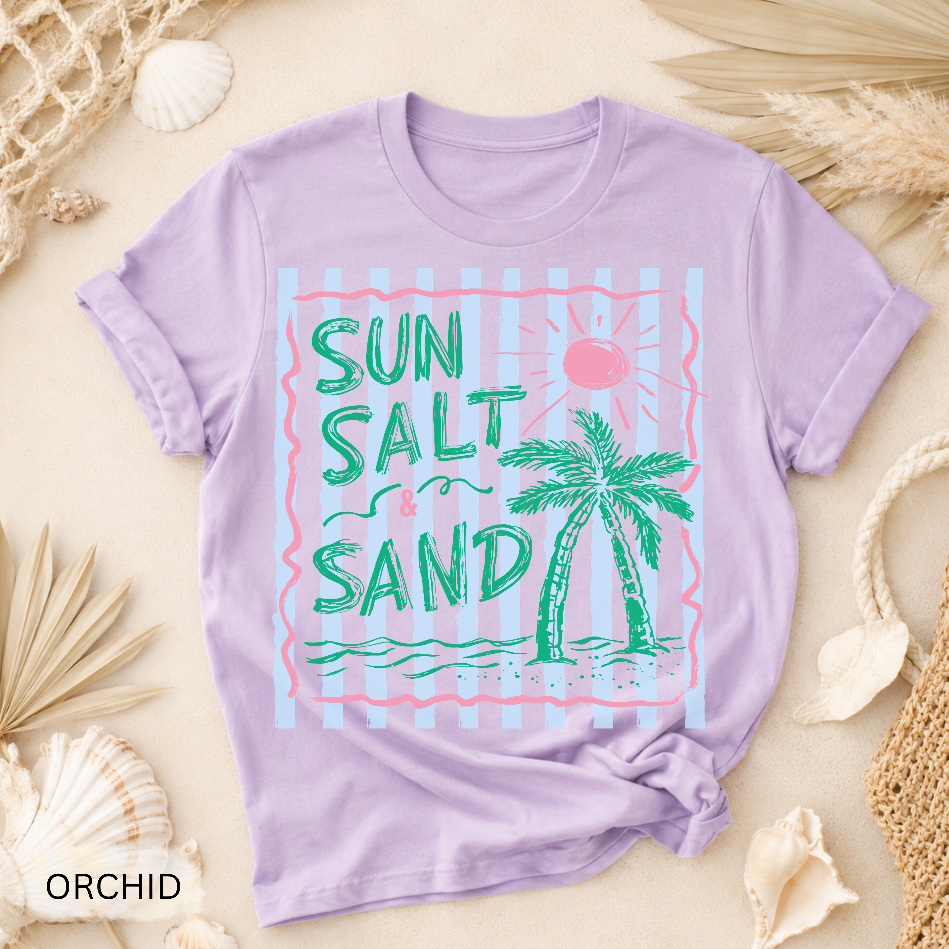 Sun Salt Sand Retro Stripe T-Shirt