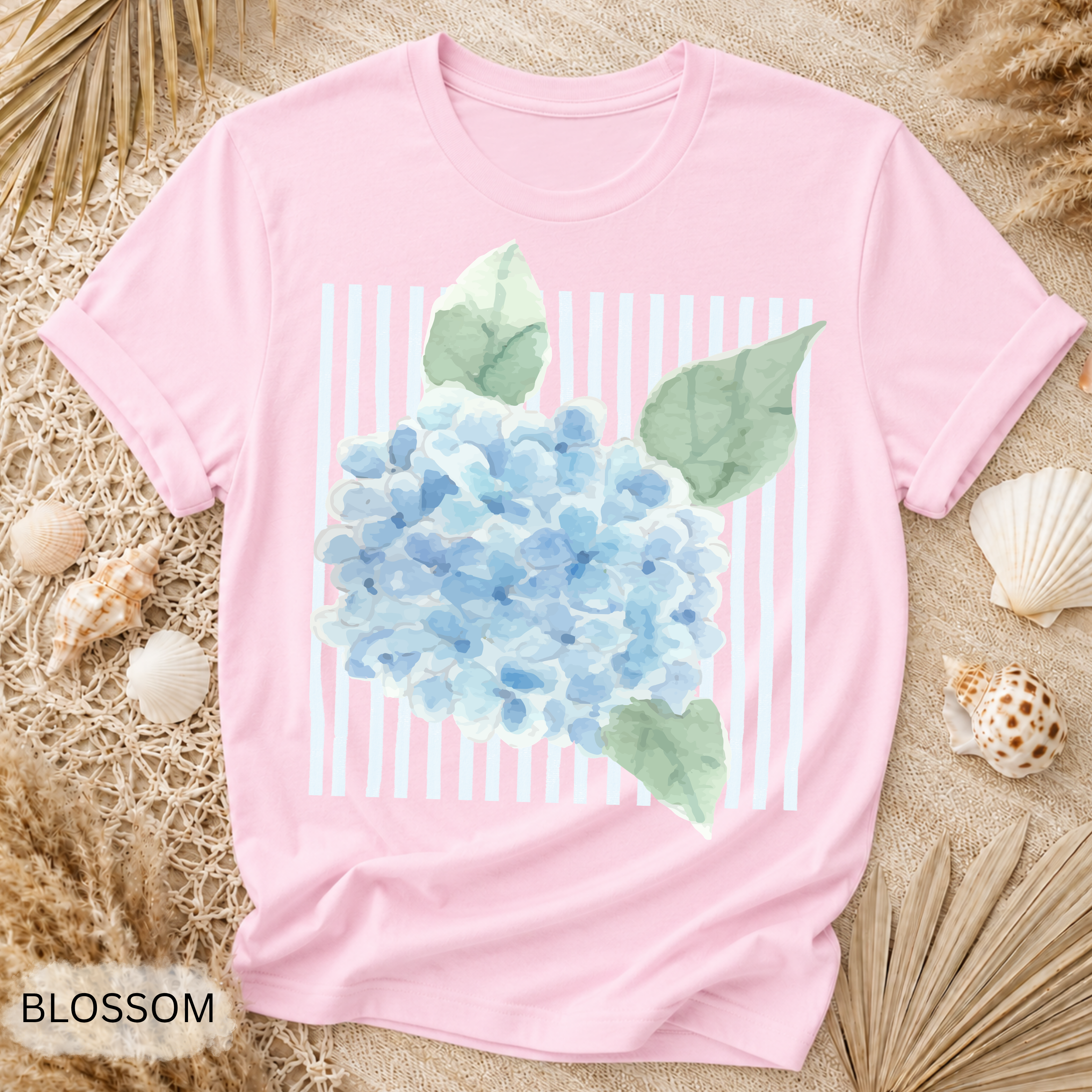 Hydrangea Stripe T-Shirt