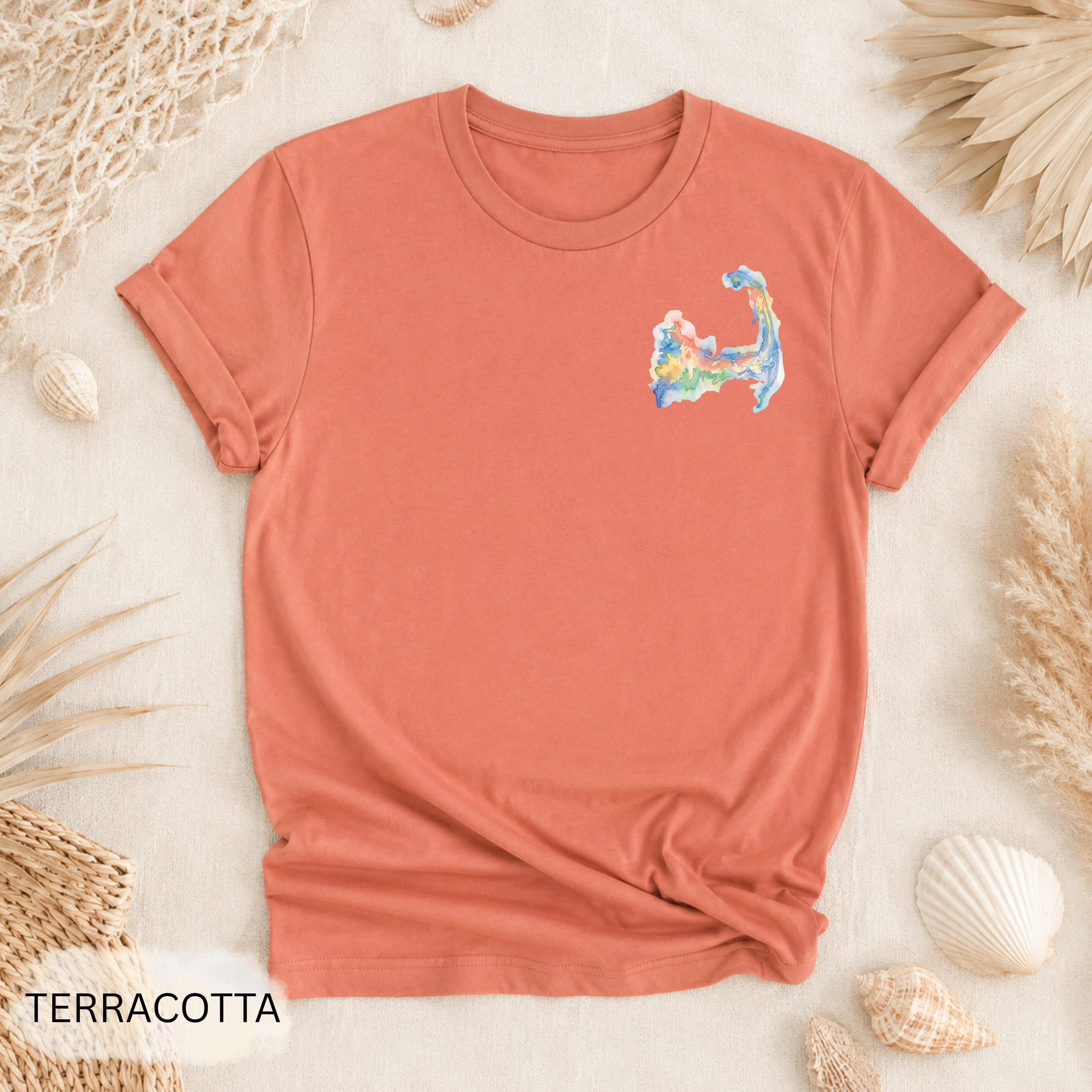 Cape Cod Watercolor T-Shirt