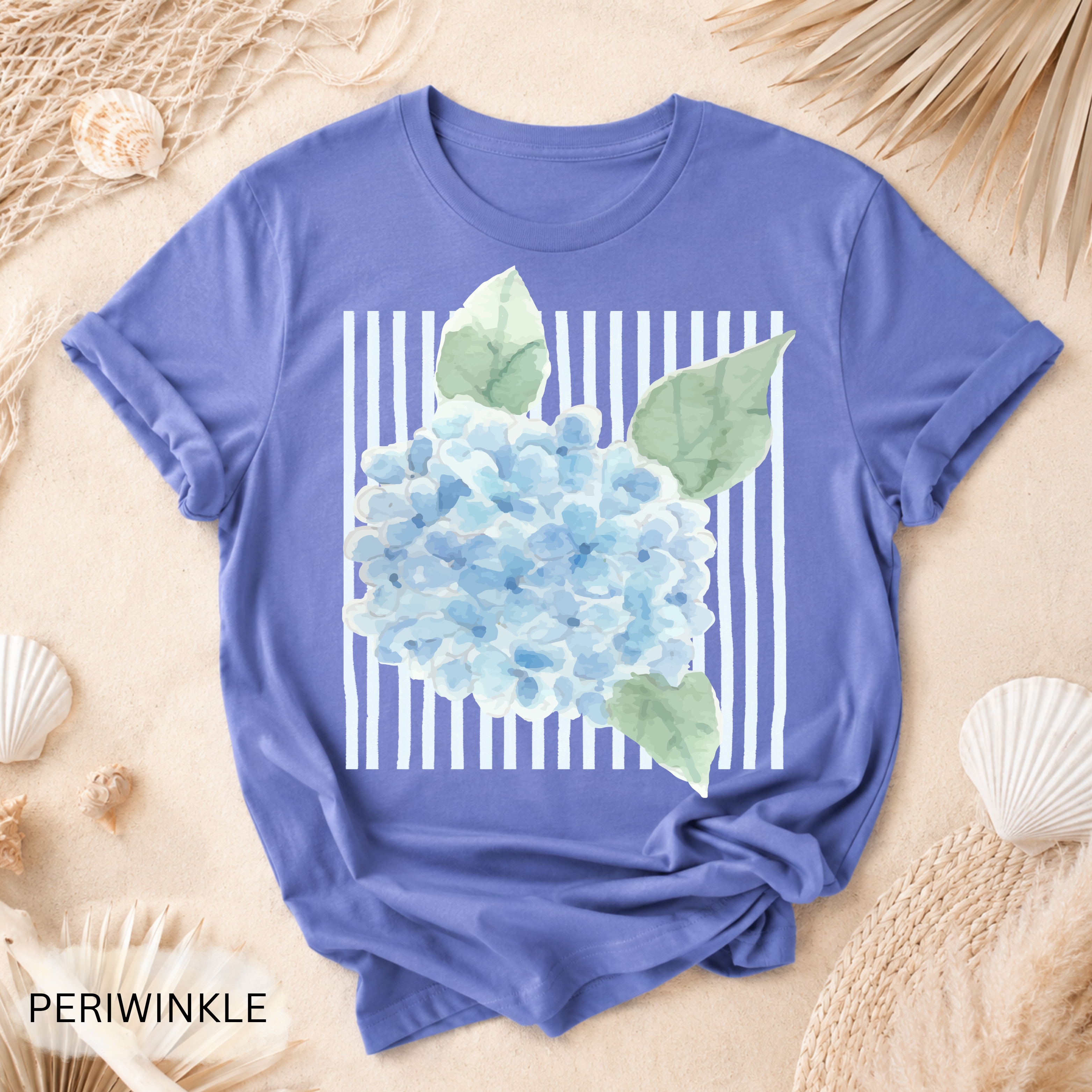 Hydrangea Stripe T-Shirt